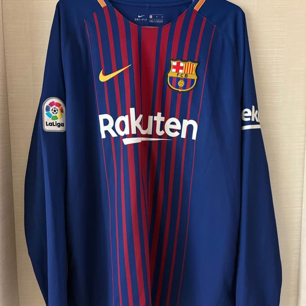 17-18 바르셀로나 홈 긴팔 메시 유니폼 정품
