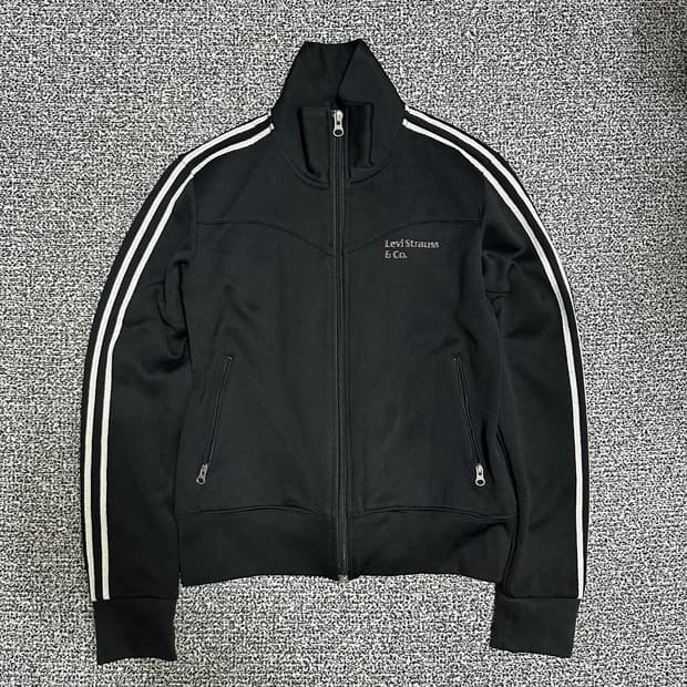 (XS~S) 리바이스 블랙 백로고 트랙 자켓 져지