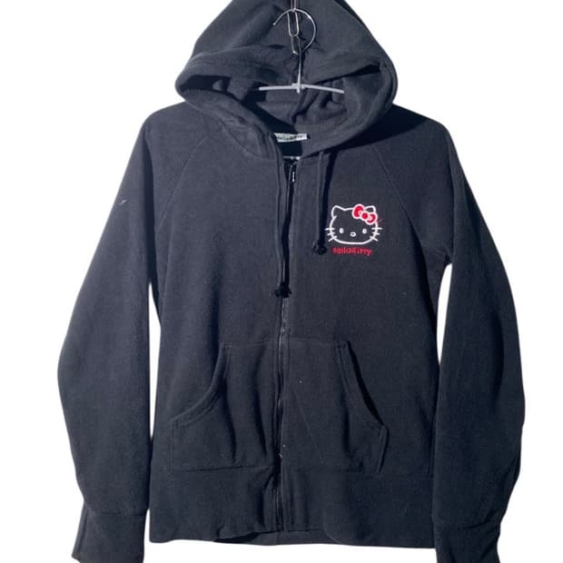 헬로 키티 후드 집업