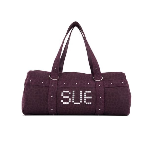 셋업이엑스이 레오스터드 더플백 퍼플