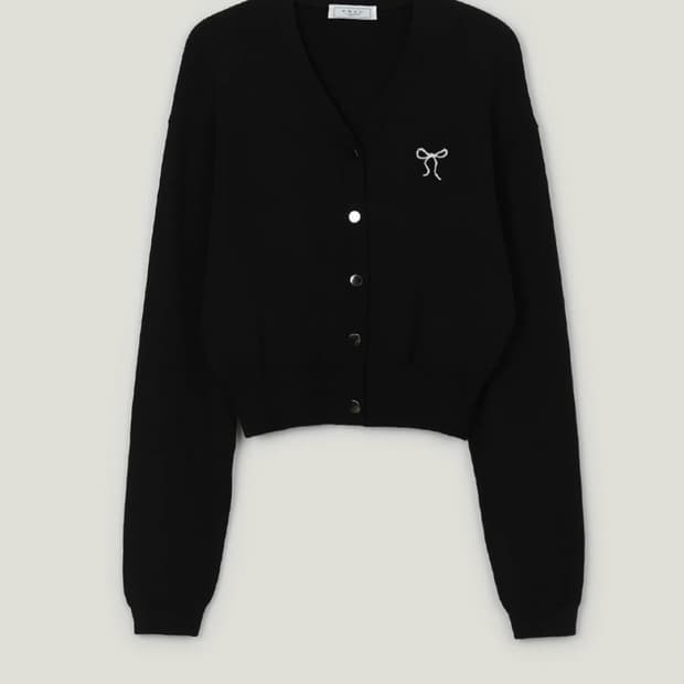 트위 가디건 black