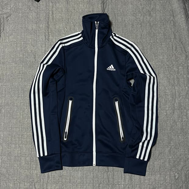 아디다스 져지 네이비 90 집업 자켓 트레이닝복 빈티지