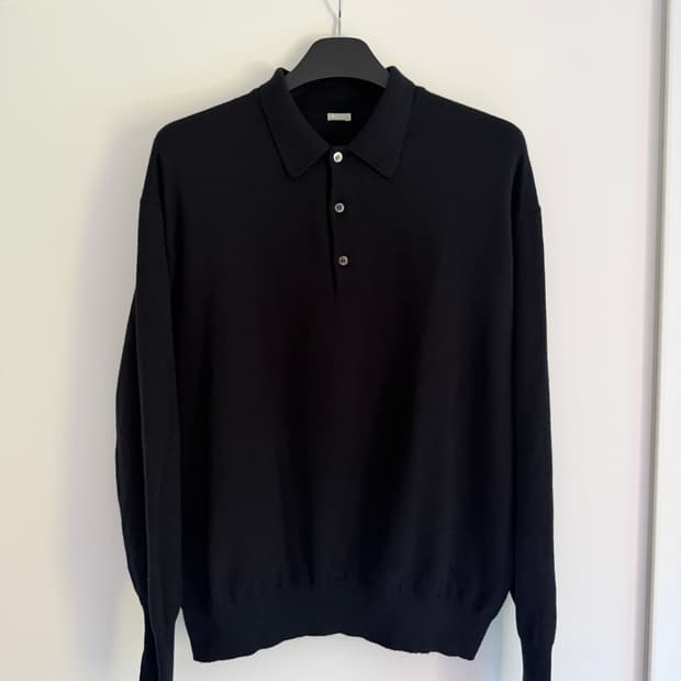 [3] 24AW 아프레쎄 pk 니트 네이비
