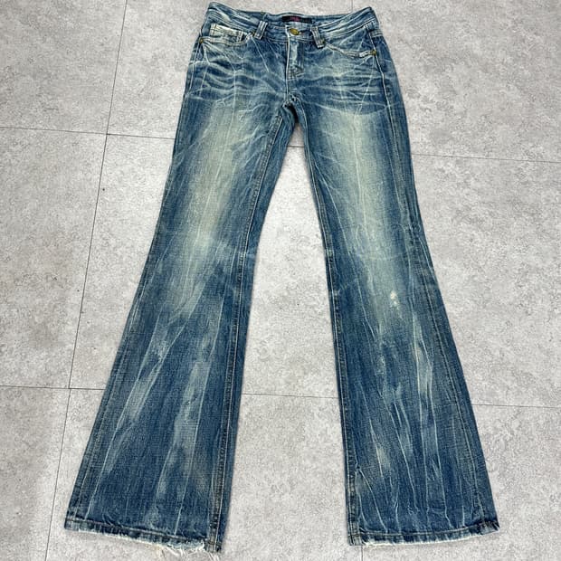 DESII GIRL high waisted flare denim jean