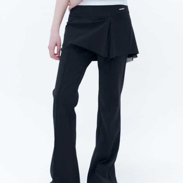 미세키서울 플리츠스커트 팬츠