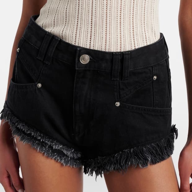 [34,36,38]이자벨마랑 26ss Eneidala 프린지 데님 쇼츠