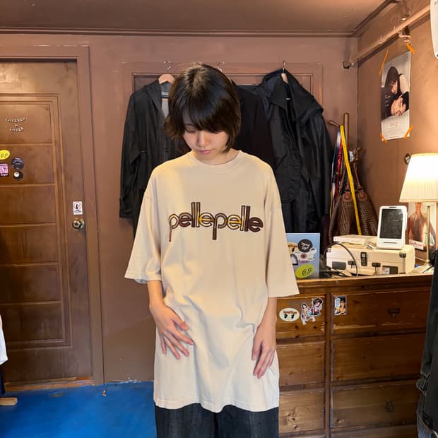 PELLE PELLE 패치워크 반팔 티셔츠