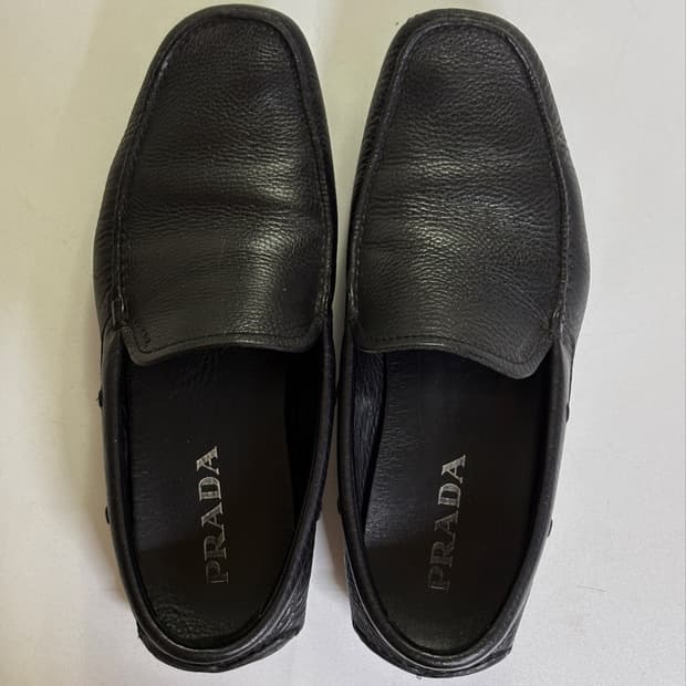 prada driving loafer
