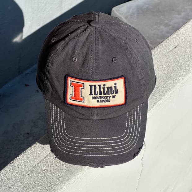 [F] 빈티지 일리노이 볼캡 모자