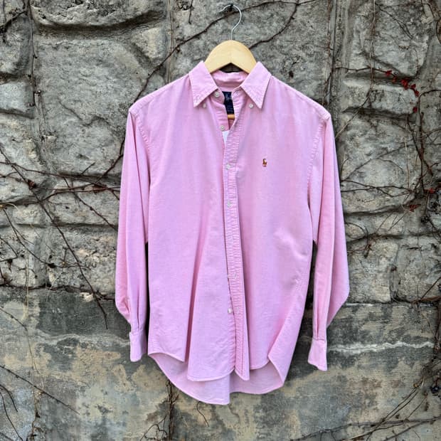 폴로 랄프로렌 빈티지 클래식 옥스포드 셔츠 핑크