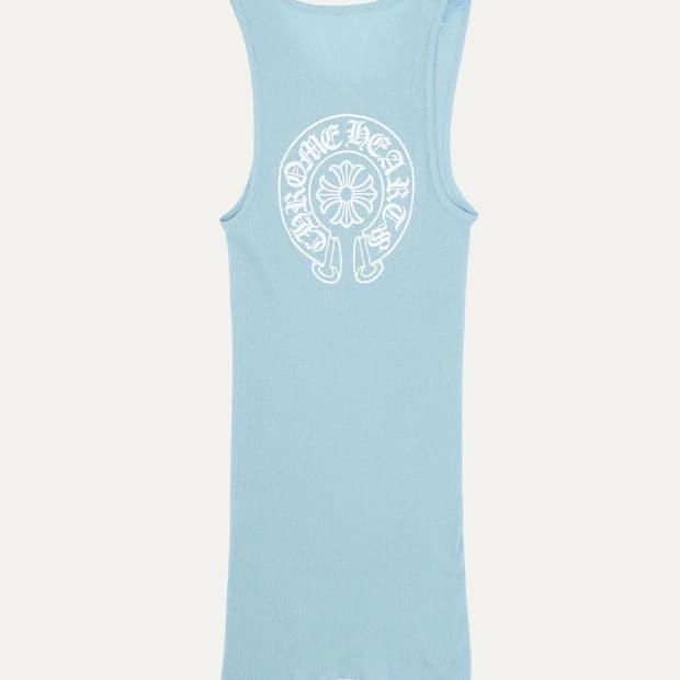 [L]크롬하츠 홀스슈 립 탱크탑 베이비 블루