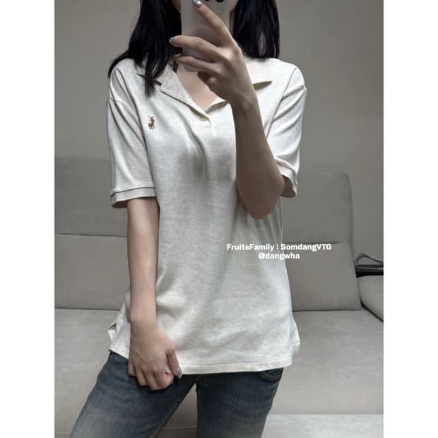 폴로 랄프로렌 보카시 멜란지 pk 반팔 (QR)