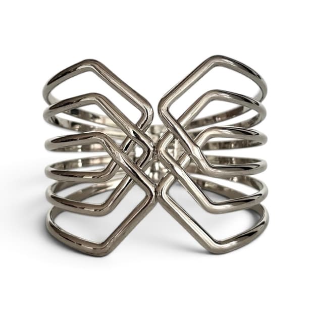 geometric cuff bracelet