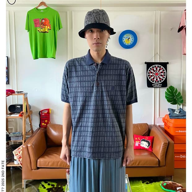 1990s GIVENCHY 1/2 Sleeve PK-Shirt