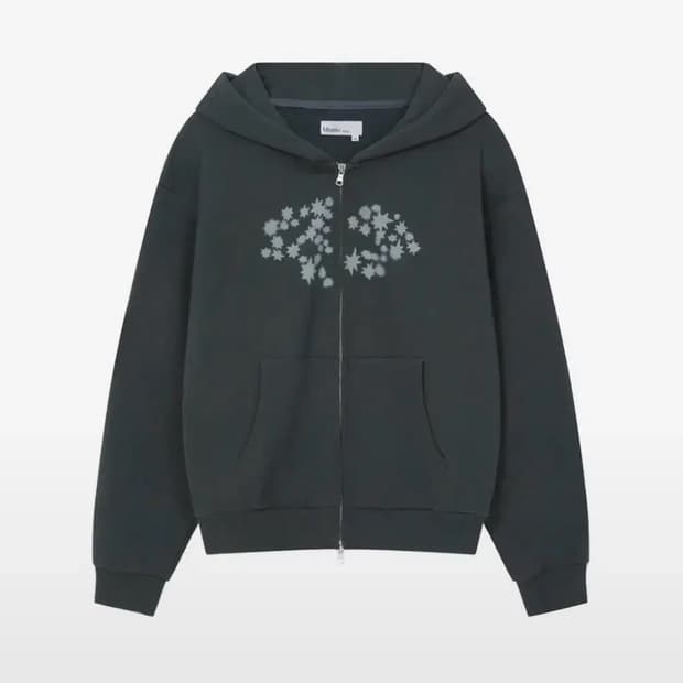 미세키 서울 미드나잇 스타 오버 후드집업 차콜