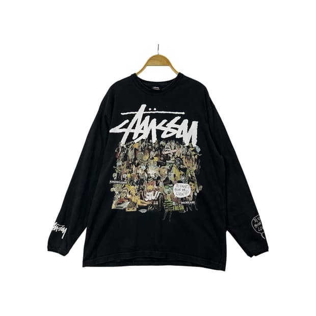 [STUSSY] 90‘s 스투시 그래피티 롱슬리브 티셔츠