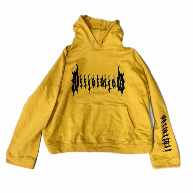 빈티지 스트릿 후드 옐로우 