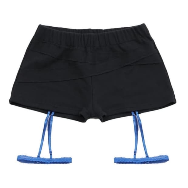 oshigh 오스하이 가터 쇼츠 네이비