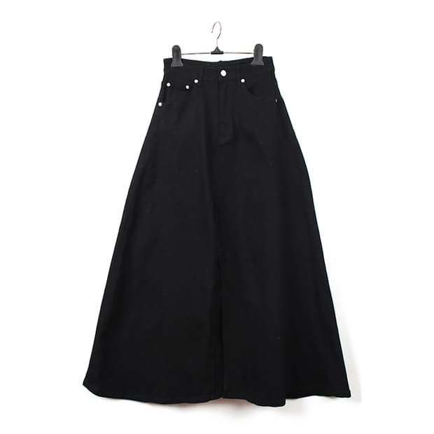 GRL 데님롱스커트(XS) 