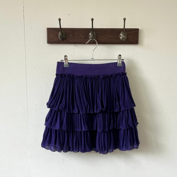 Japan vtg 퍼플 캉캉 미니 스커트