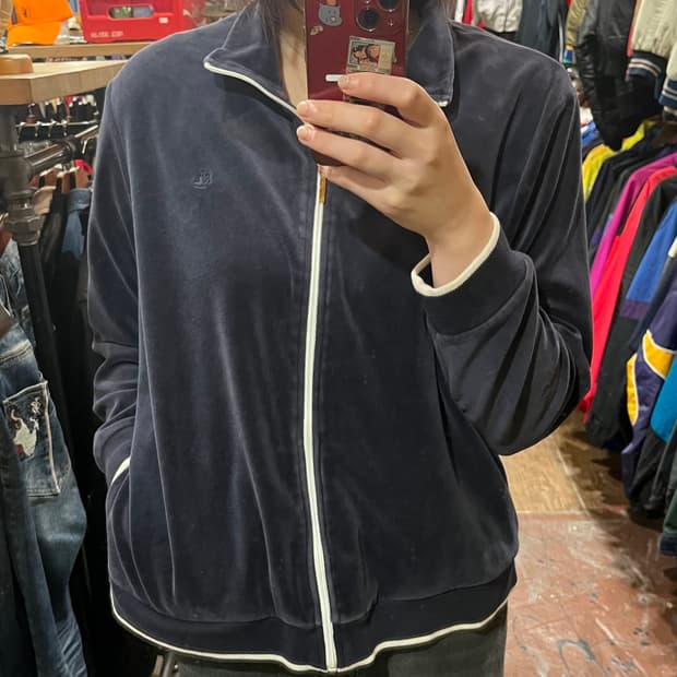 [HI] 빈티지 집업 네이비