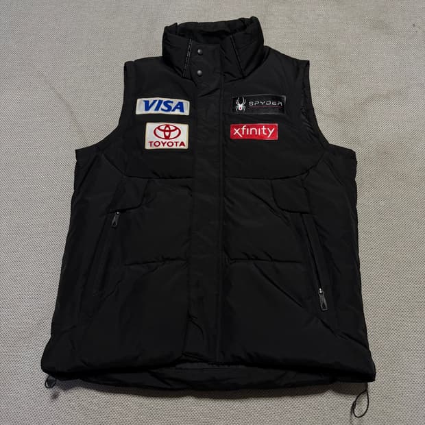 스파이더 US 스키팀 패딩조끼