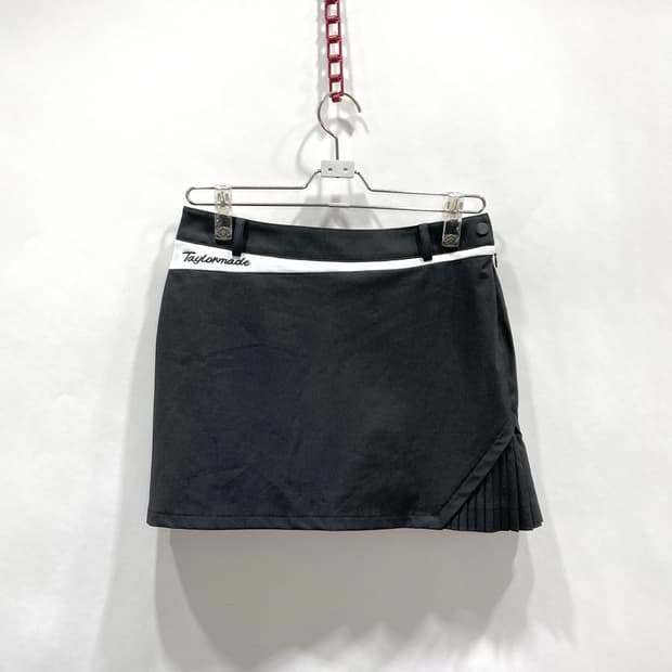 테일러메이드 로고자수 큐롯치마 28