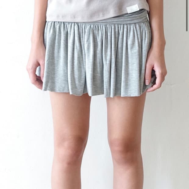 샵페어리 Yuzu skirt melange grey