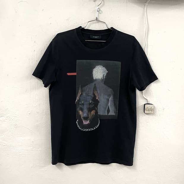 지방시 리카르도 티시 2013FW 도베르만 헬스맨 티셔츠