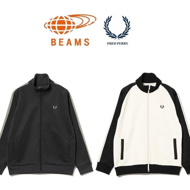 Beams 빔즈x프레드페리 트랙자켓 L사이즈