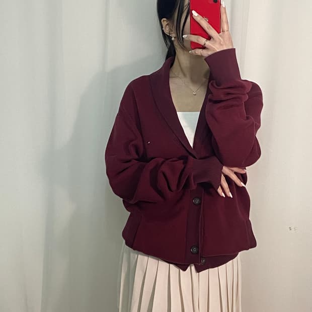 타미힐피거 롱슬리브 가디건