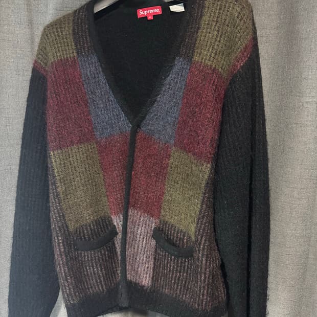 슈프림 모헤어 가디건 xl