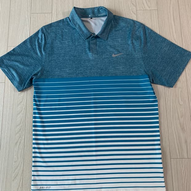 나이키 DRI-FIT 스트라이프 골프 폴로티