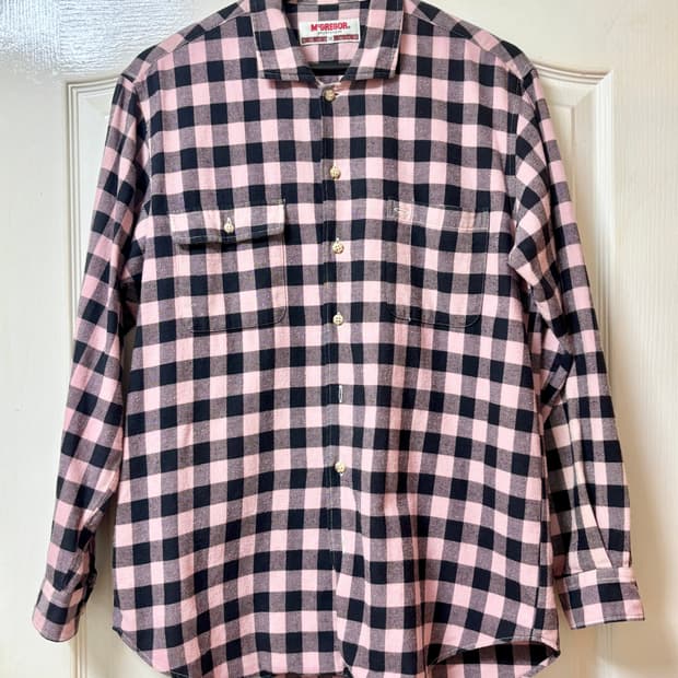 맥그리거 플란넬 체크 셔츠 일본산