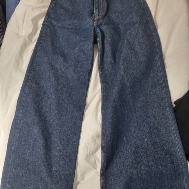 리바이스 Ribcage 와이드 레그 데님