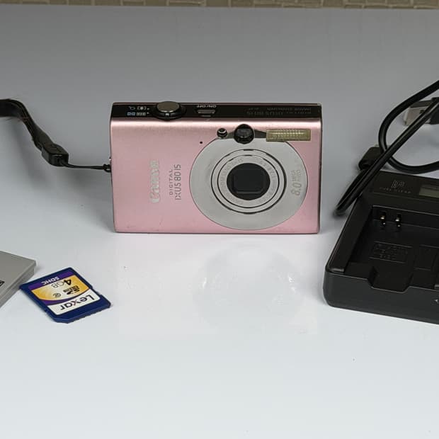 캐논 IXUS 익서스 80 IS 핑크 레트로 빈티지 감성 카메라