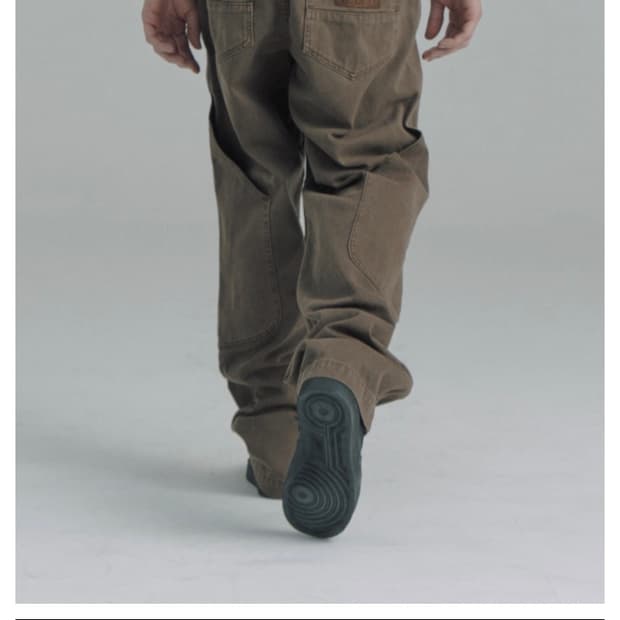 플라스틱프로덕트 CALF POCKET PANTS s사이즈 브라운