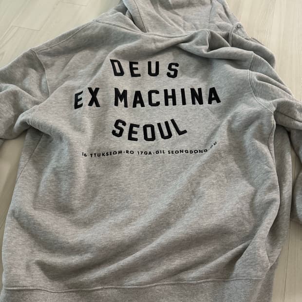 데우스 후드집업 s