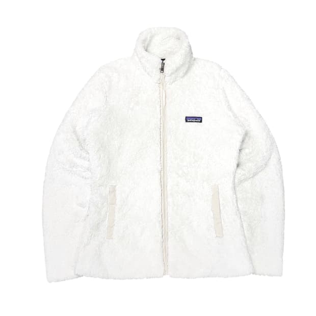 (S) 파타고니아 los gatos 여성 플리스 자켓 화이트