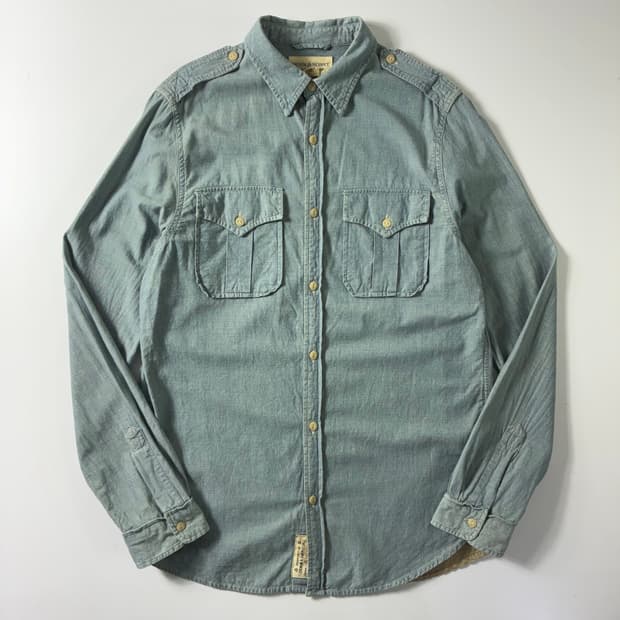 Polo 데님앤 서플라이 랄프로렌 샴브레이 투포켓 웨스턴 셔츠