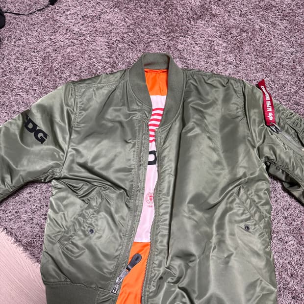 Cdg /알파인더 스트리  ma-1 콜라보