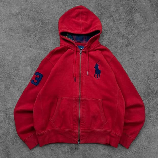 폴로 랄프로렌 빅 포니 후드 집업