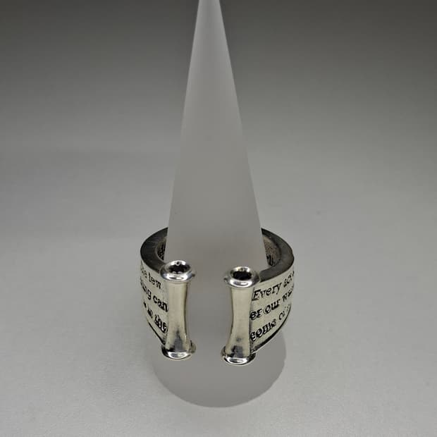 킹크로치 명언 링 XL