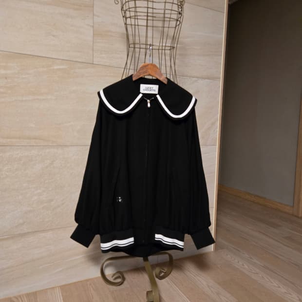 [F] 럭키슈에뜨 세일러 카라 자켓