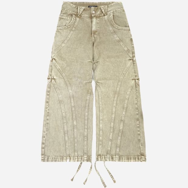 Sachraga 서킷 패널 데님