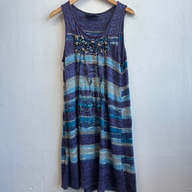 M.&KYOKO 니팅 아트 원피스 Made in JAPAN