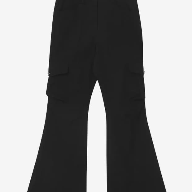 미세키서울 카고 부츠컷 팬츠 블랙 사이즈1 새상품