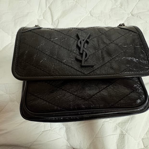 생로랑 니키백 베이비 블랙