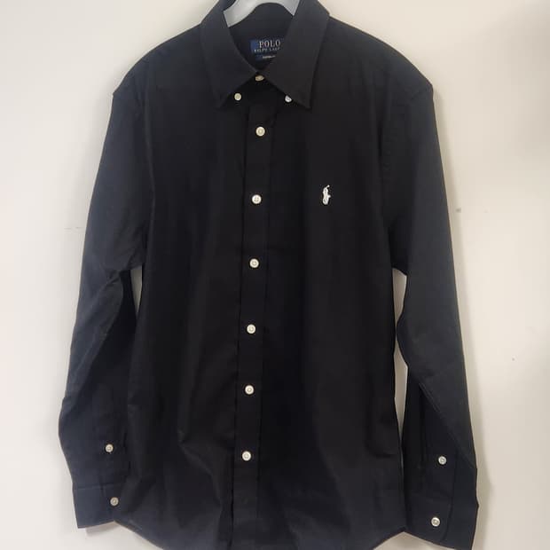 폴로랄프로렌 커스텀핏 블랙 셔츠 M