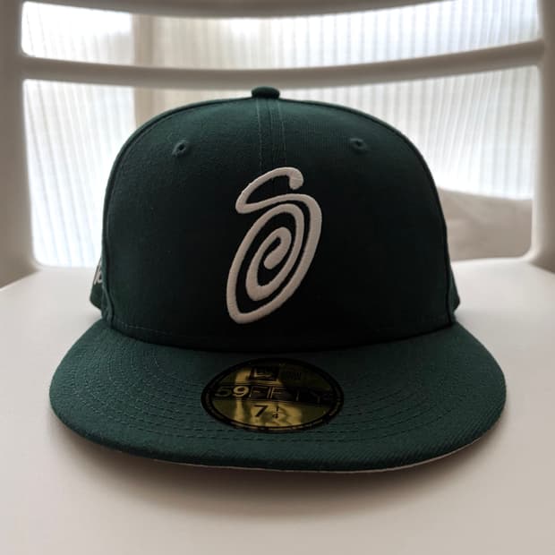 Stussy Curly S 59Fifty New Era Cap Green